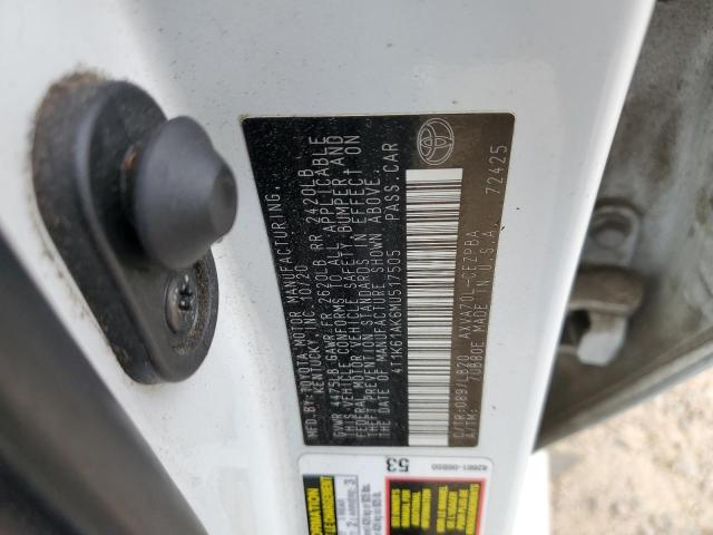 2021 TOYOTA CAMRY XSE #3301791374