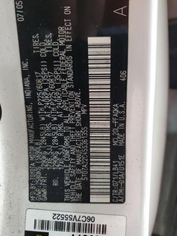 2005 TOYOTA SIENNA XLE #3298146298