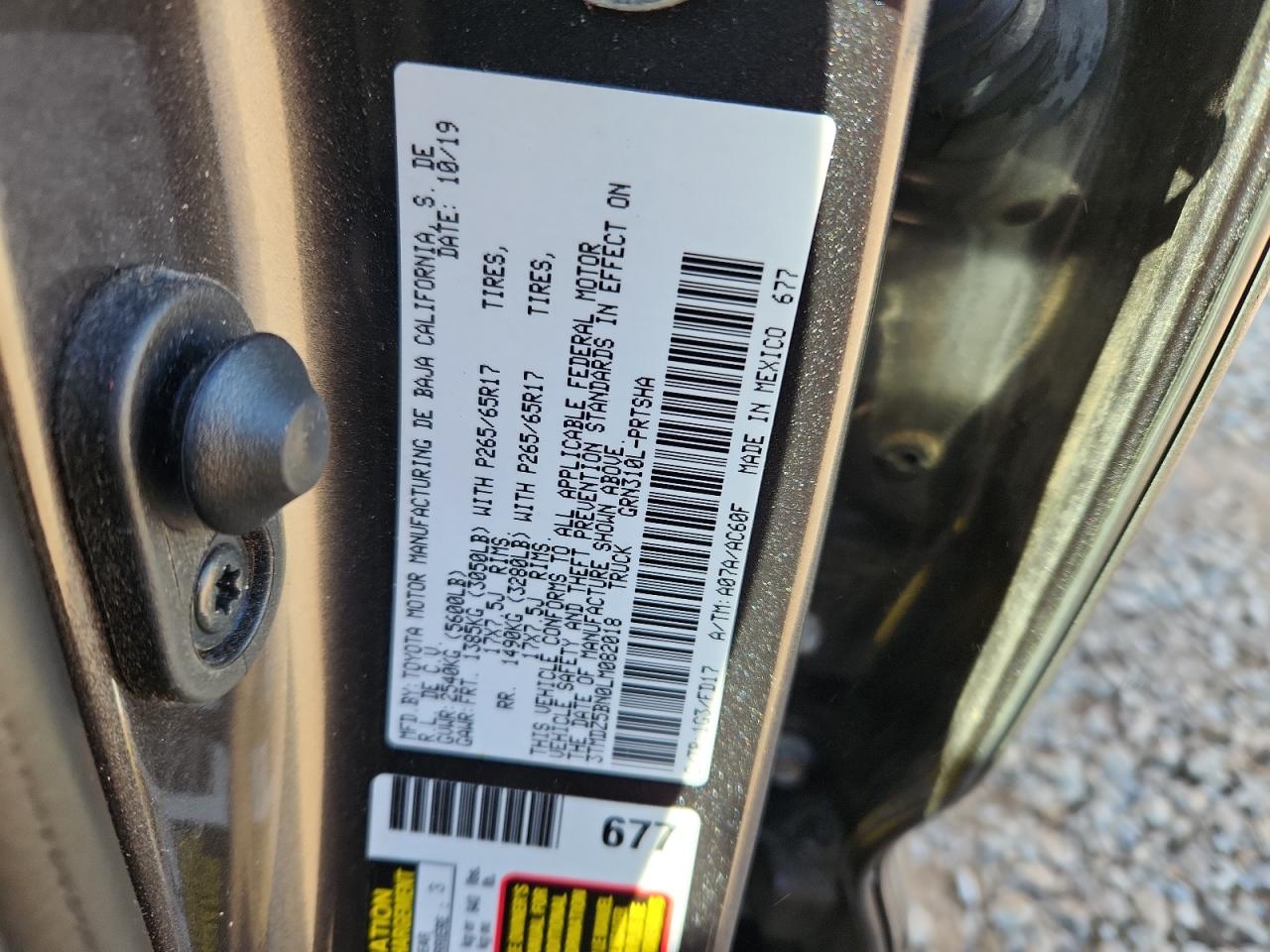 TOYOTA TACOMA DOUBLE CAB