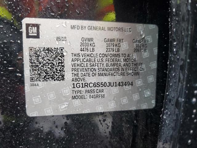 2018 CHEVROLET VOLT LT #3286636315