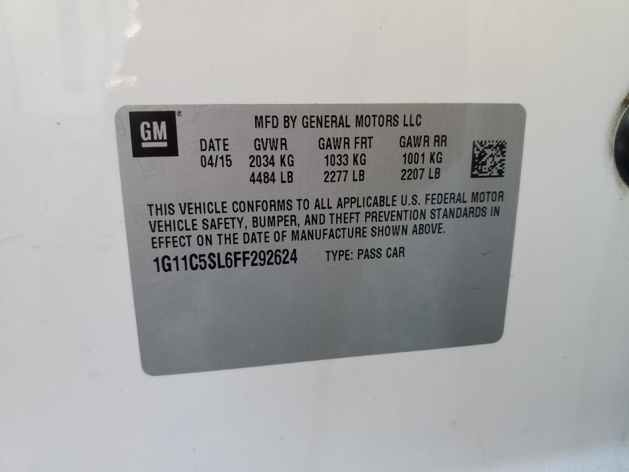 CHEVROLET MALIBU 1LT