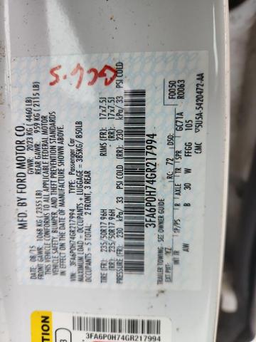 2016 FORD FUSION SE #3292533691