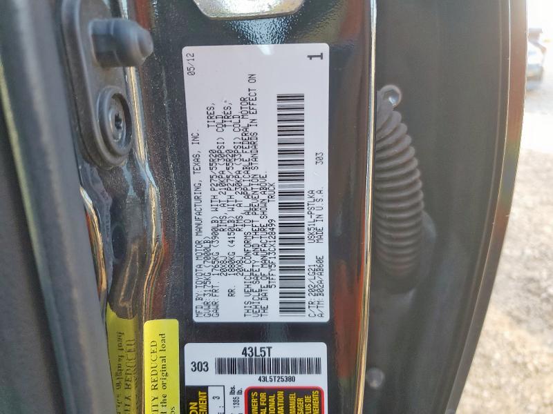 2012 TOYOTA TUNDRA CRE #3297252396