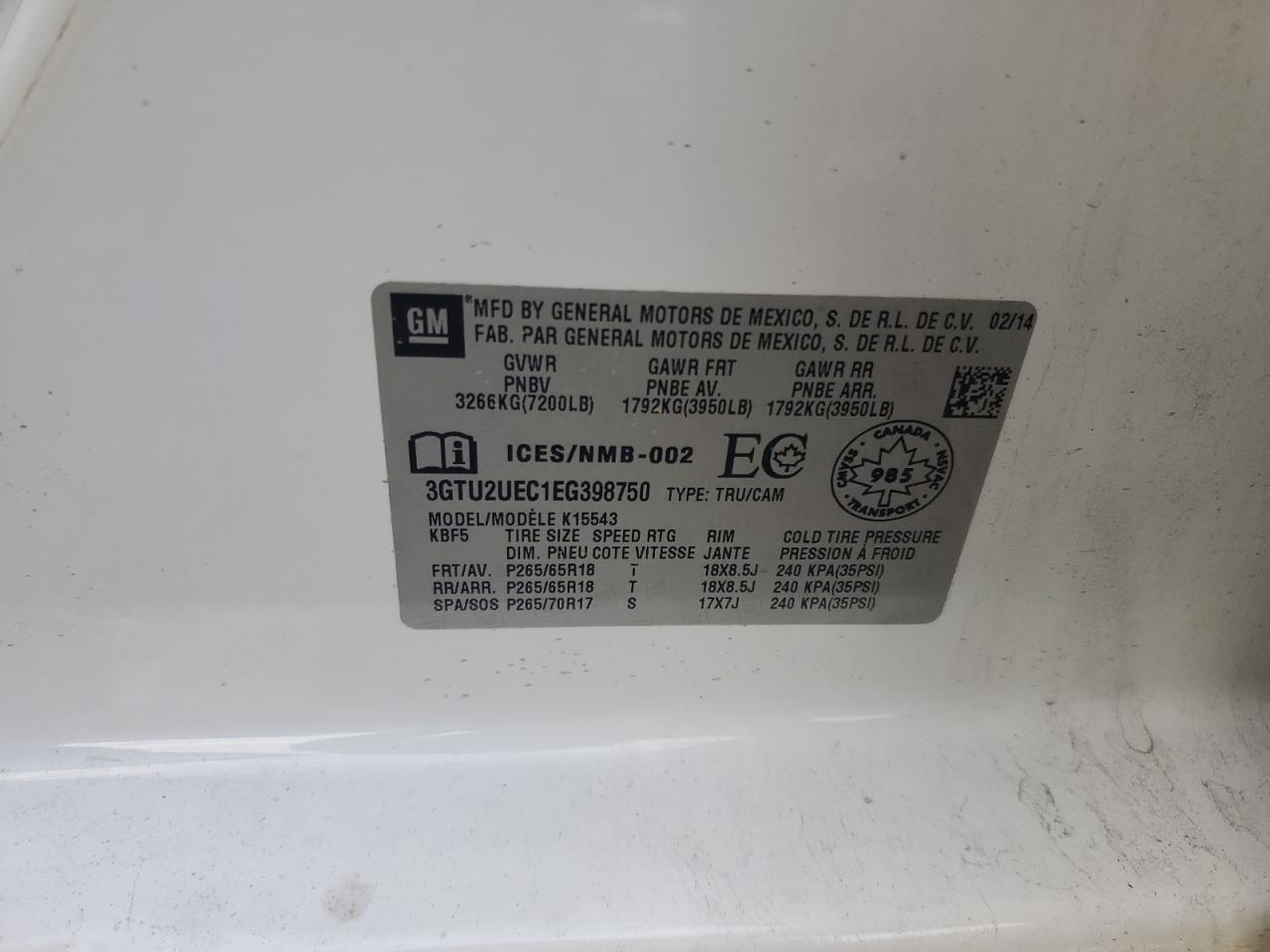 GMC SIERRA K1500 SLE