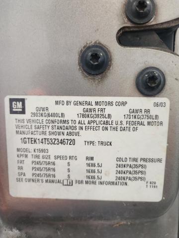 2003 GMC NEW SIERRA #3290271205