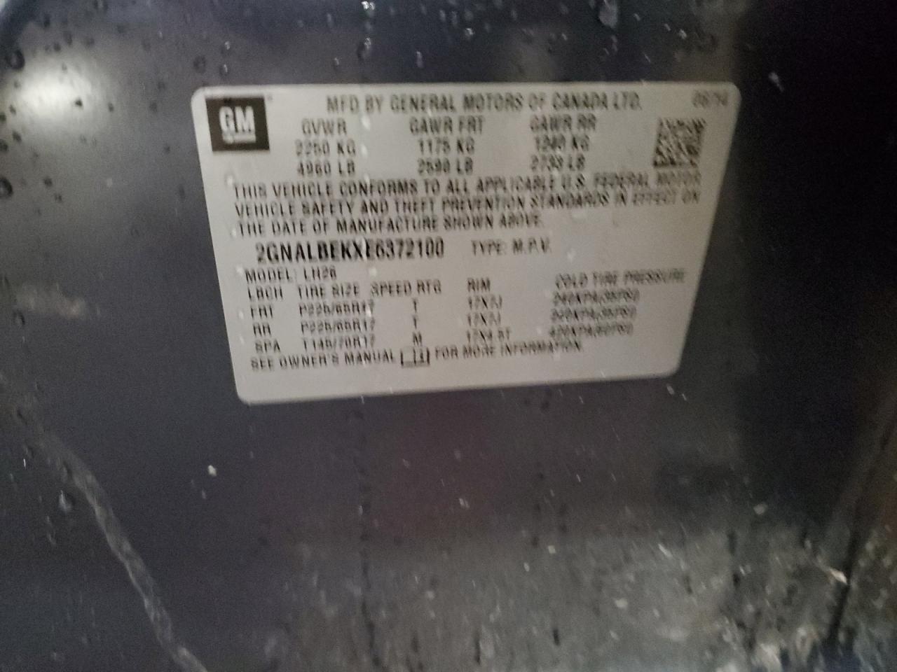 CHEVROLET EQUINOX LT