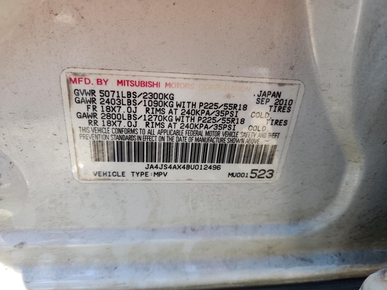 MITSUBISHI OUTLANDER XLS