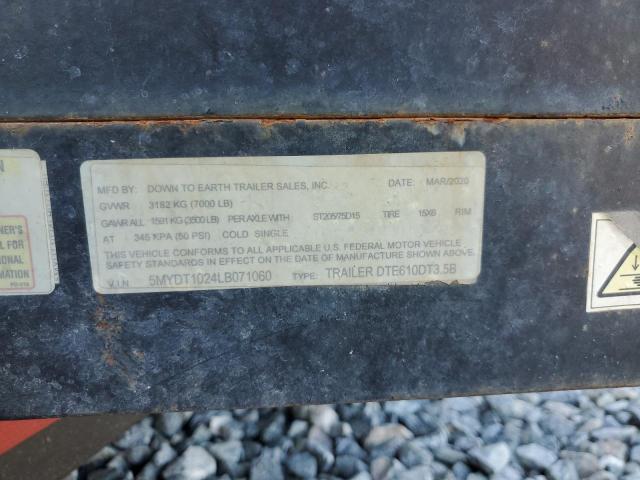 2020 DOWN TO EARTH DTE610DT3. #3304450595