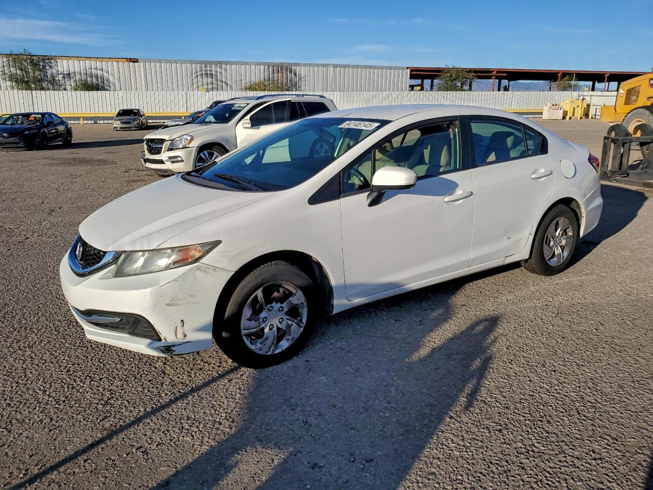 Lot #3312808094 2014 HONDA CIVIC LX