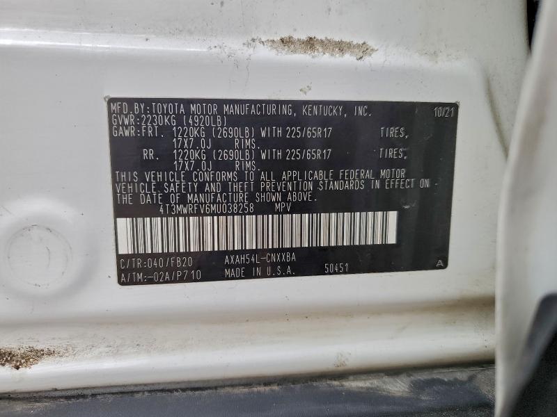 2021 TOYOTA RAV4 LE #3302667016