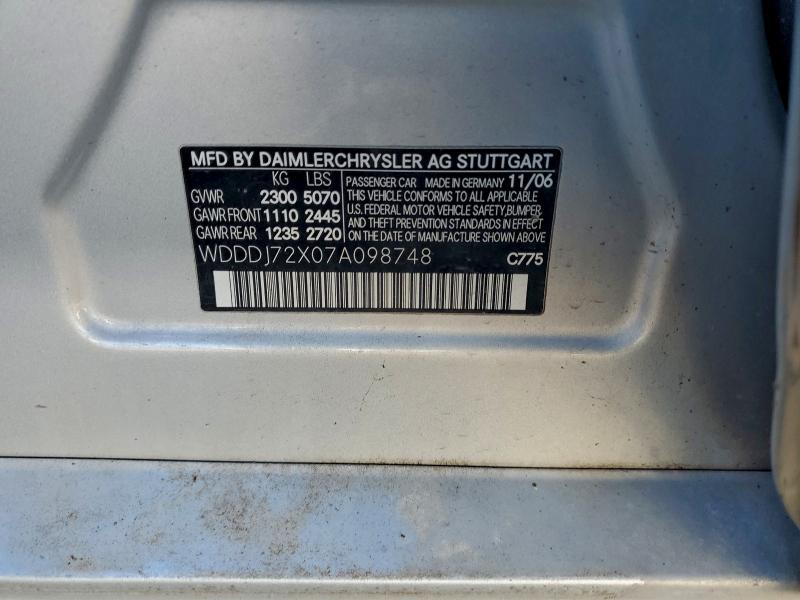 2007 MERCEDES-BENZ CLS 550 #3297346785