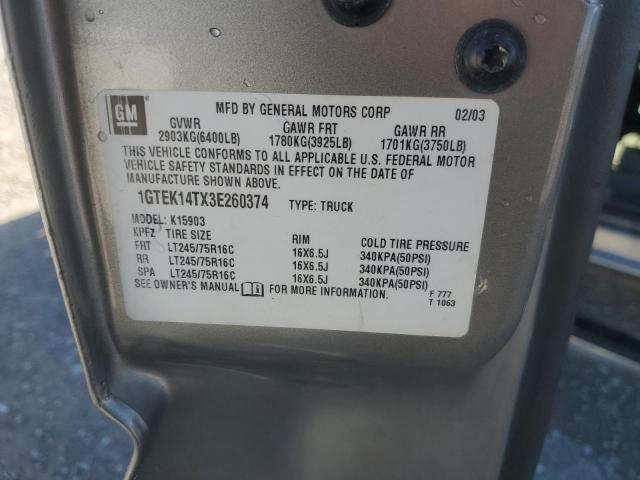 2003 GMC NEW SIERRA #3285834902