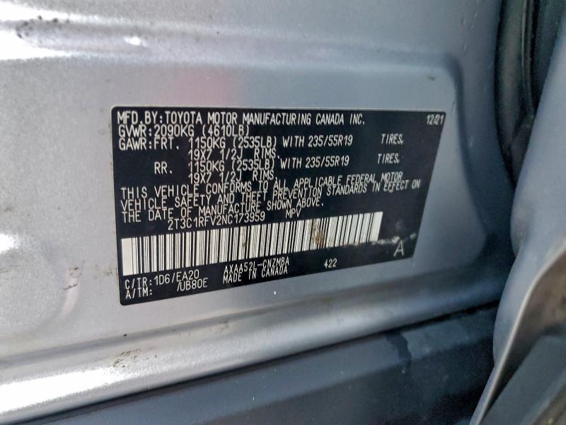 2022 TOYOTA RAV4 XLE P #3296214412