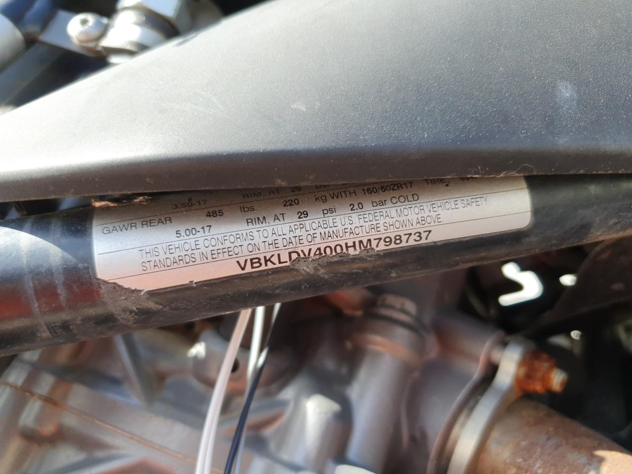 Lot #3279547260 2017 KTM 690 DUKE