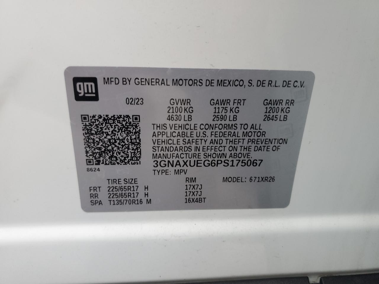 CHEVROLET EQUINOX LT