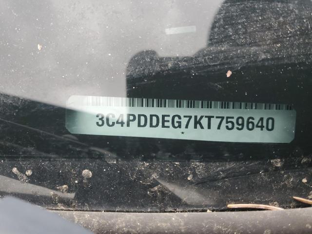 2019 DODGE JOURNEY GT #3308309156