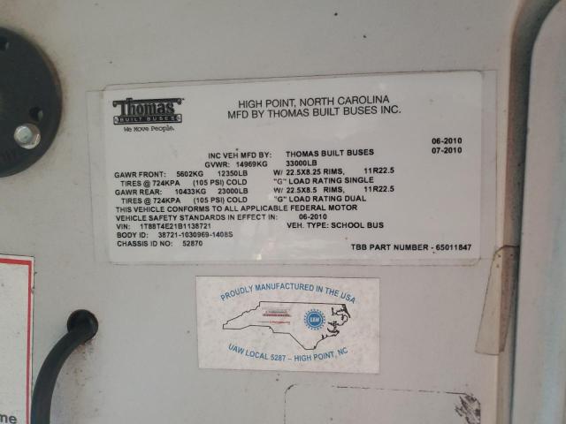 2011 THOMAS SCHOOL BUS #3279679937