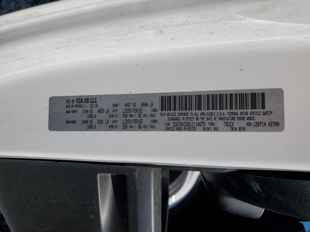 RAM PROMASTER 2500 HIGH