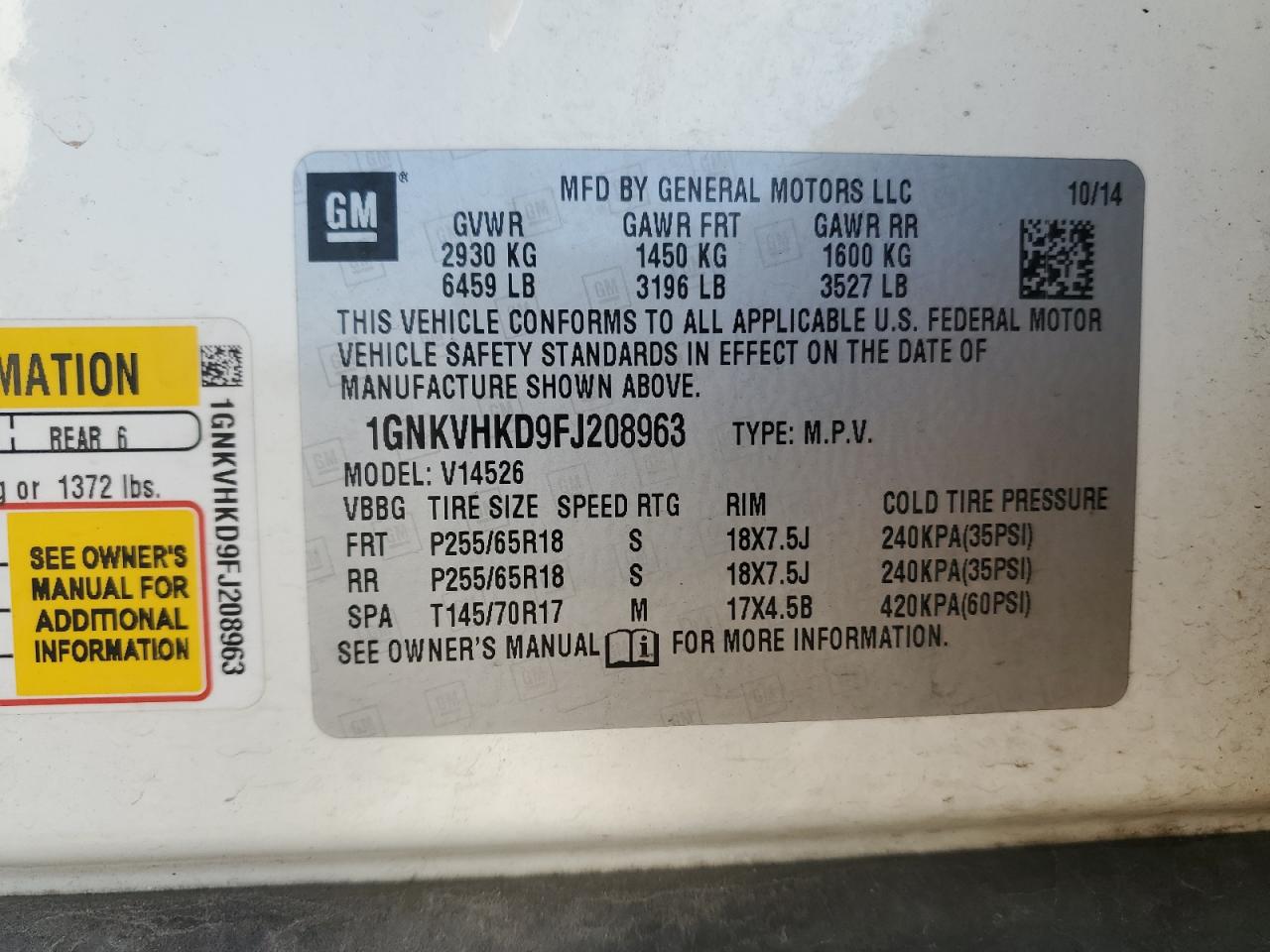 CHEVROLET TRAVERSE LT