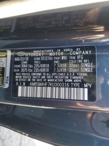 2019 HYUNDAI SANTA FE X #3291218958