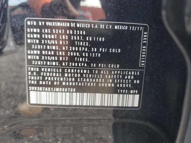 2018 VOLKSWAGEN TIGUAN SE #3297181895