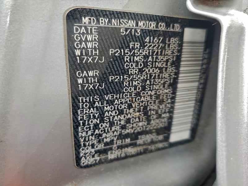 2013 NISSAN JUKE S #3296942840