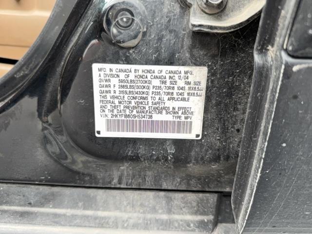 2005 HONDA PILOT EXL #3292430562