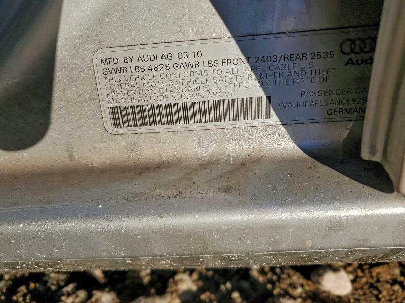 2010 AUDI A4 PREMIUM #3296977867