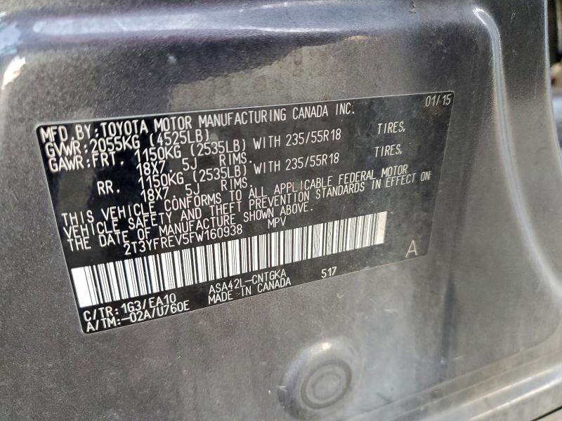 2015 TOYOTA RAV4 LIMIT #3304631961