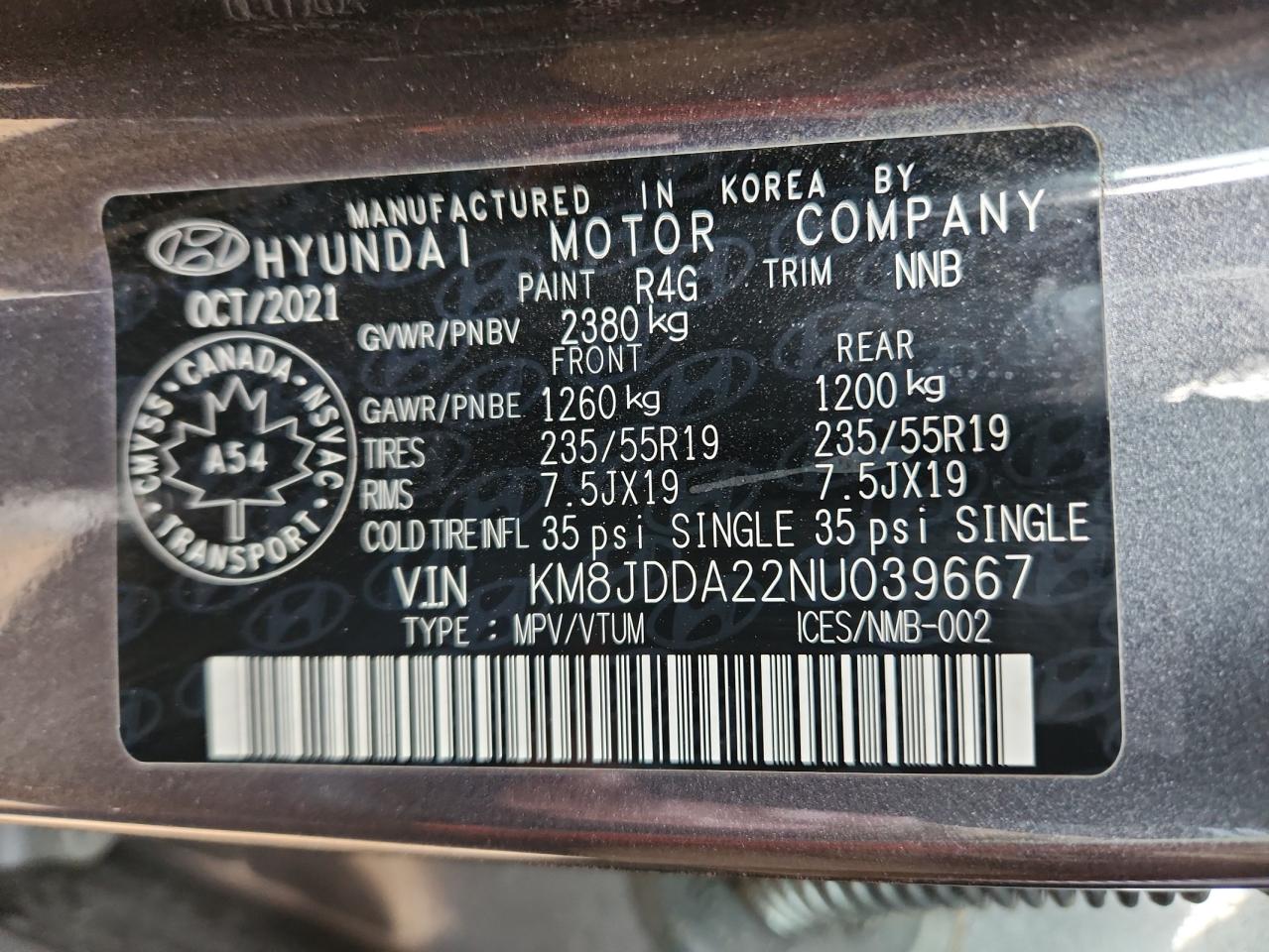 HYUNDAI TUCSON LUXURY