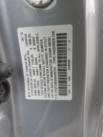 2016 HONDA CIVIC EX #3305301305