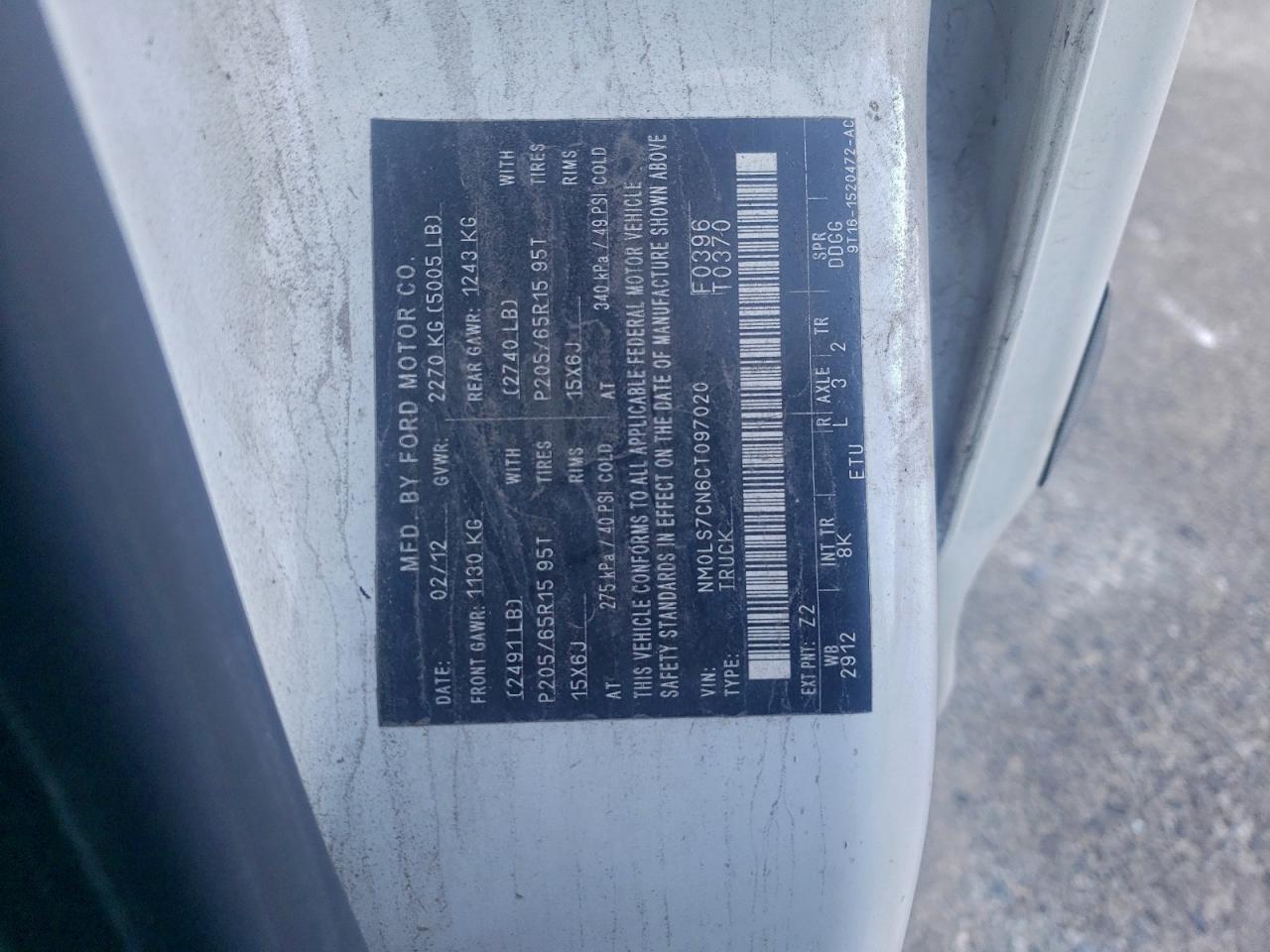 FORD TRANSIT CONNECT XL