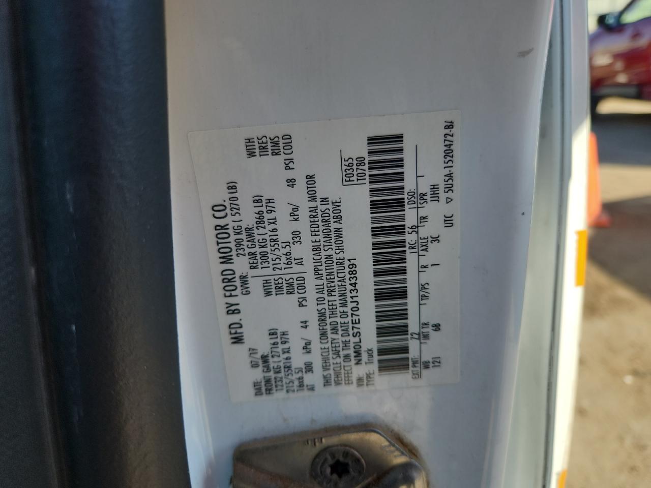 FORD TRANSIT CONNECT XL