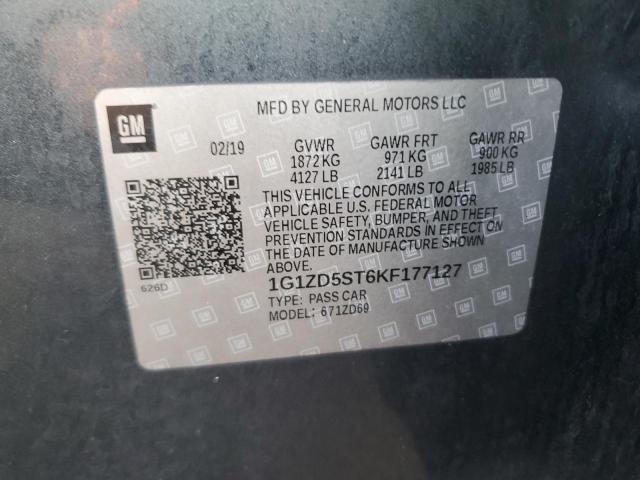 2019 CHEVROLET MALIBU LT #3290195238