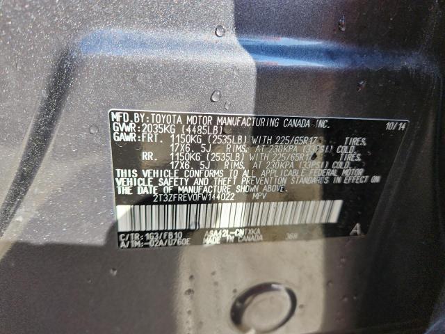 2015 TOYOTA RAV4 LE #3296984841