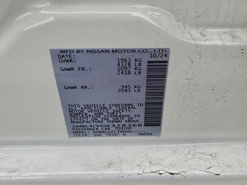 2025 NISSAN ALTIMA SR #3318017498