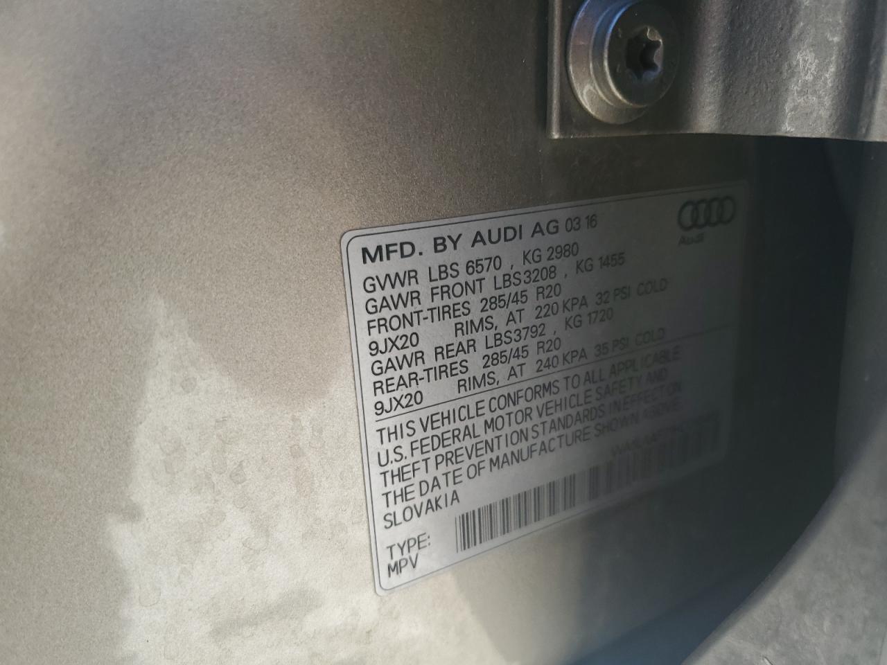 AUDI Q7 PREMIUM PLUS