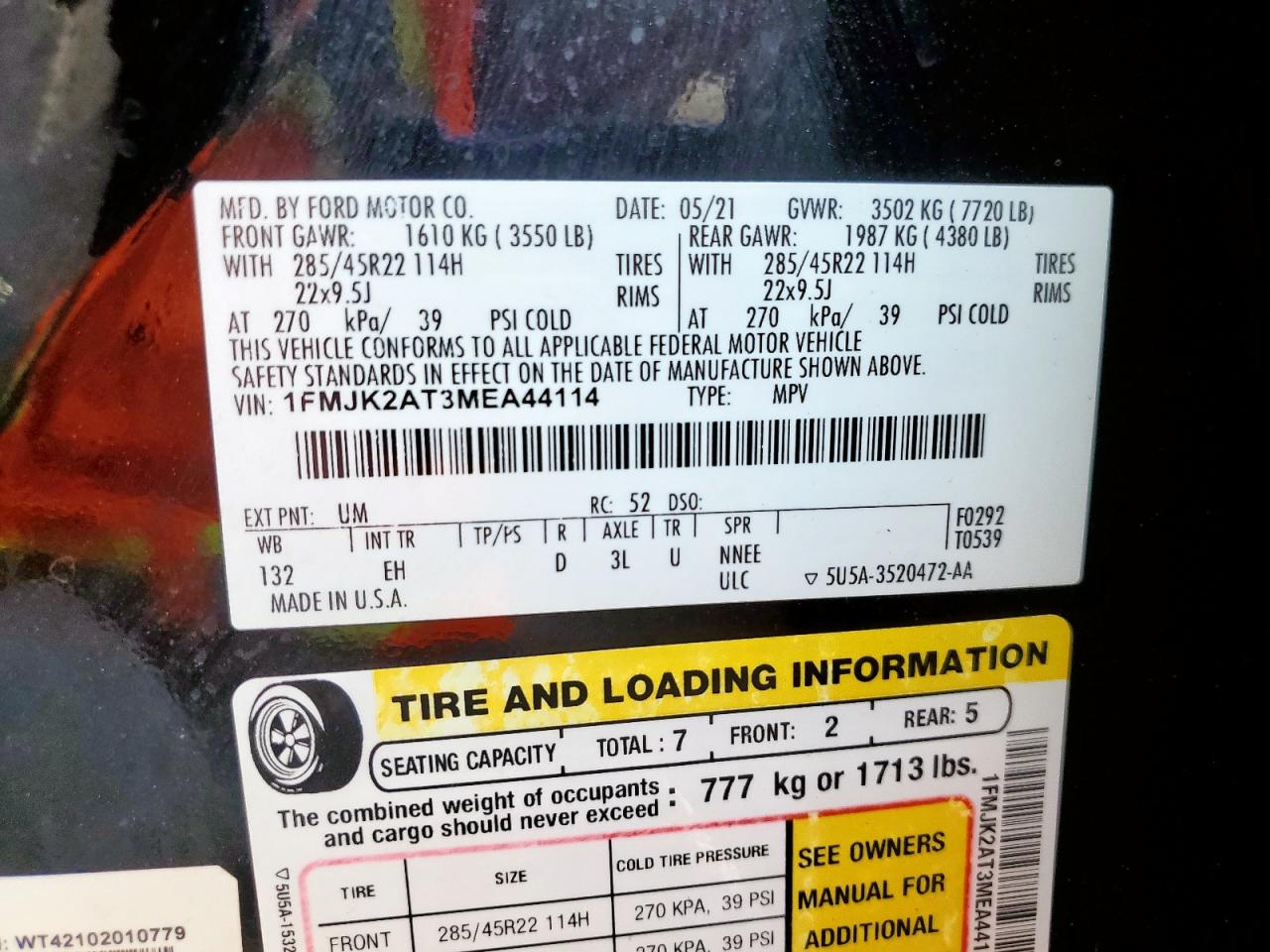 FORD EXPEDITION MAX LIMITED