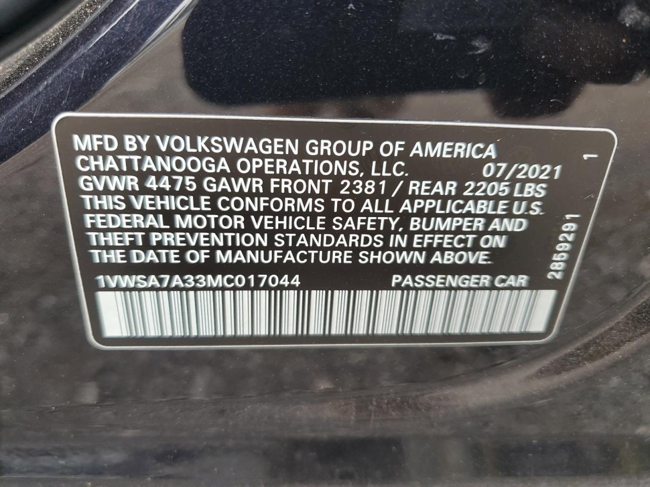 VOLKSWAGEN PASSAT SE