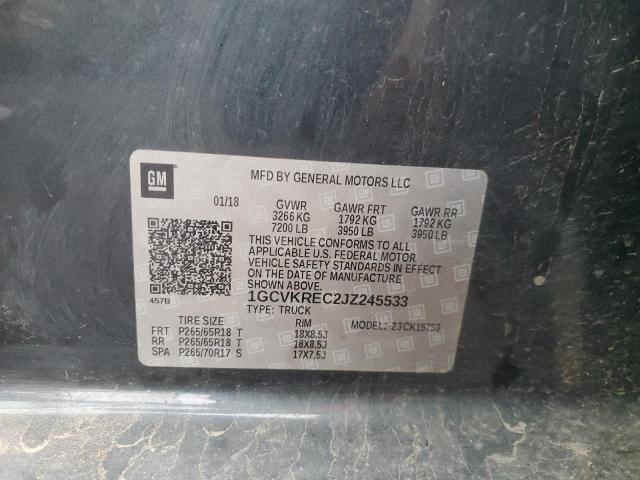 2018 CHEVROLET SILVERADO #3317765076