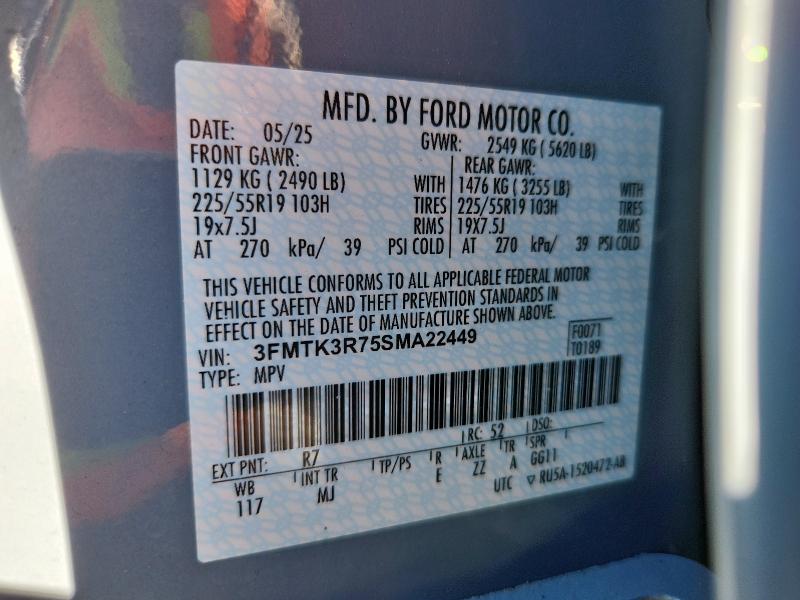 2025 FORD MUSTANG MA #3308602565