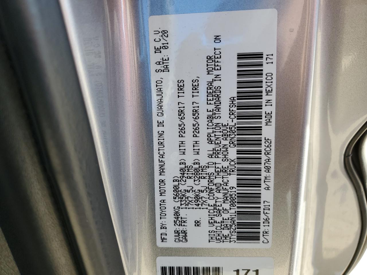 TOYOTA TACOMA ACCESS CAB