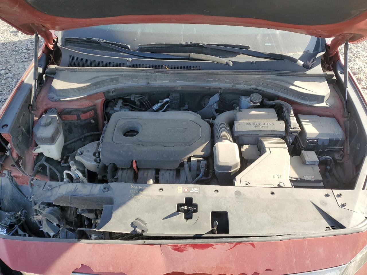 Lot #3301844379 2019 HYUNDAI SANTA FE S