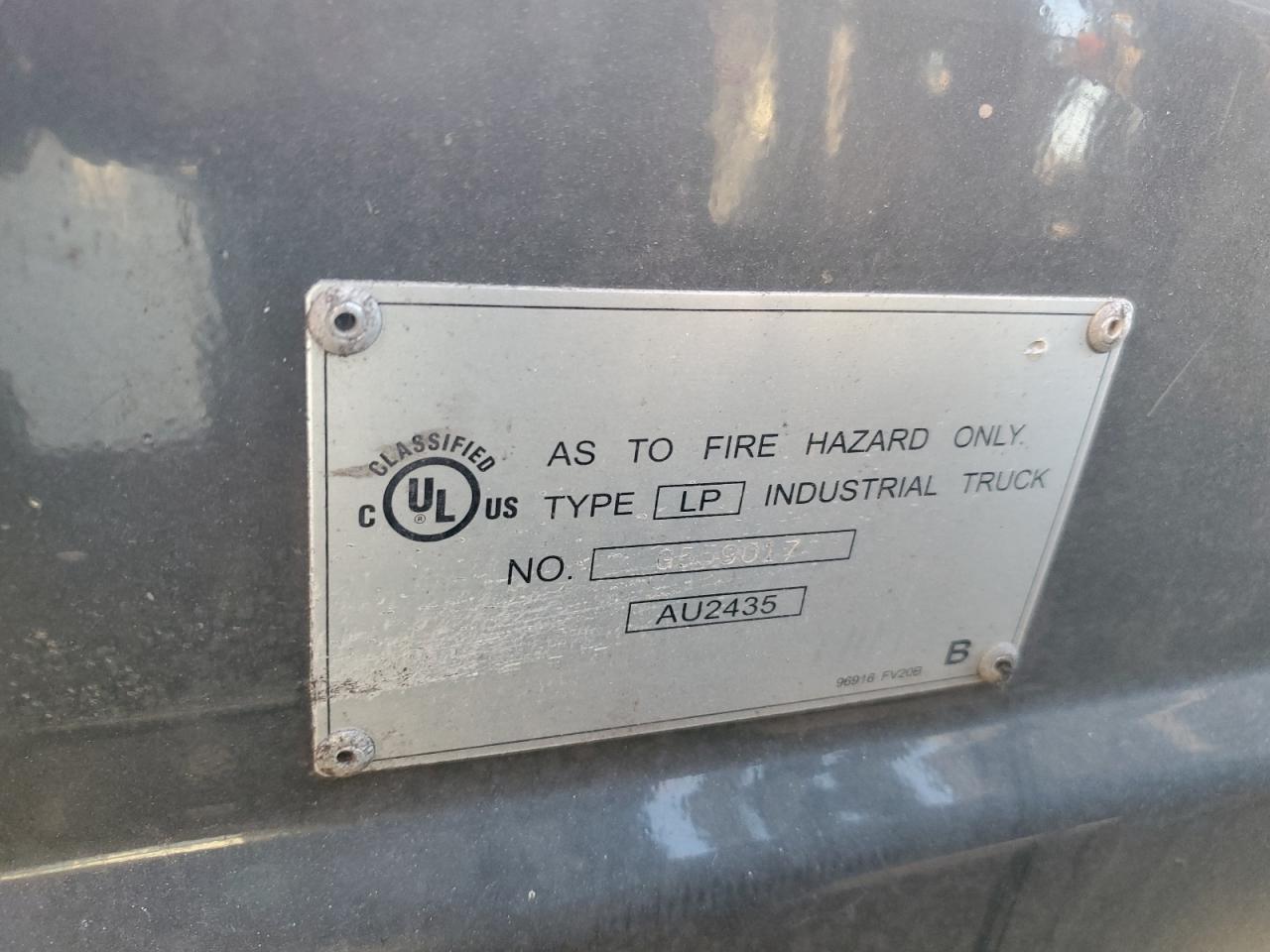 Lot #3290190212 2013 NISSAN FORKLIFT