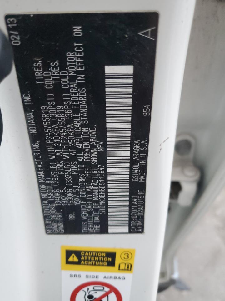 TOYOTA HIGHLANDER LIMITED