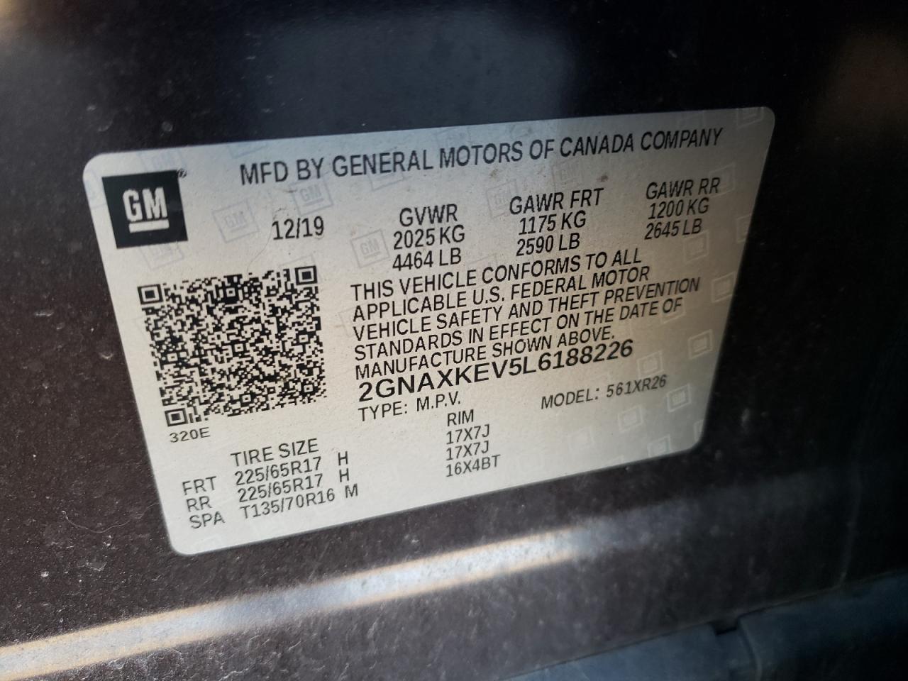 CHEVROLET EQUINOX LT