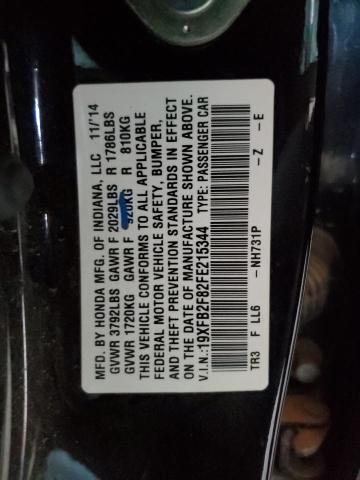 2015 HONDA CIVIC EX #3297227426