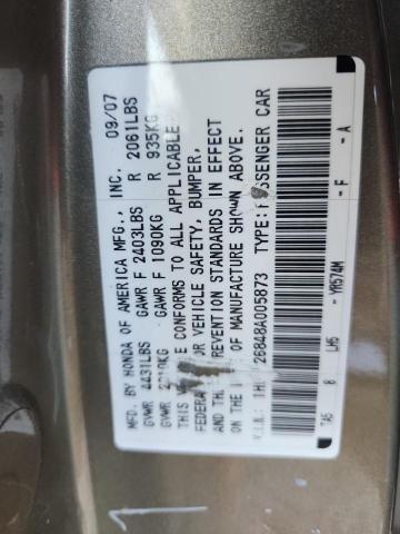 2008 HONDA ACCORD EXL #3303836516