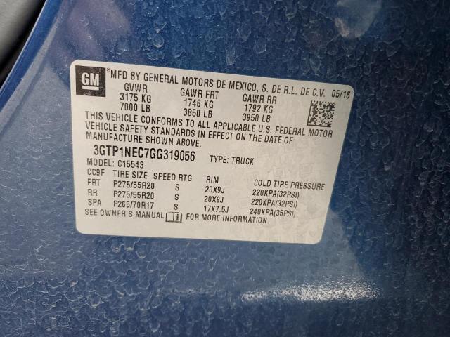 2016 GMC SIERRA C15 #3282544890