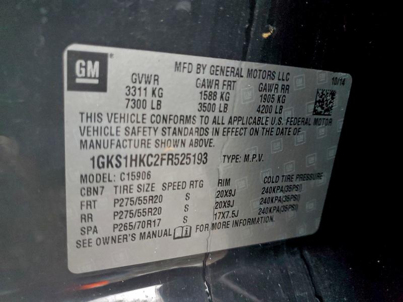 2015 GMC YUKON XL C #3297903812